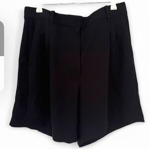 Wilfred Black Crepe Shorts Sz 12 With Pockets